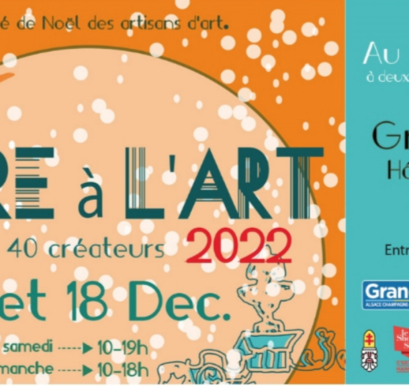 "Gare à l Art " Hôtel de ville de Nancy 17 18 dec 2022